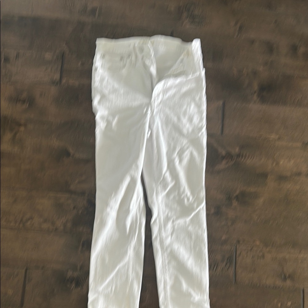 Madewell White Jeans Straight Leg
